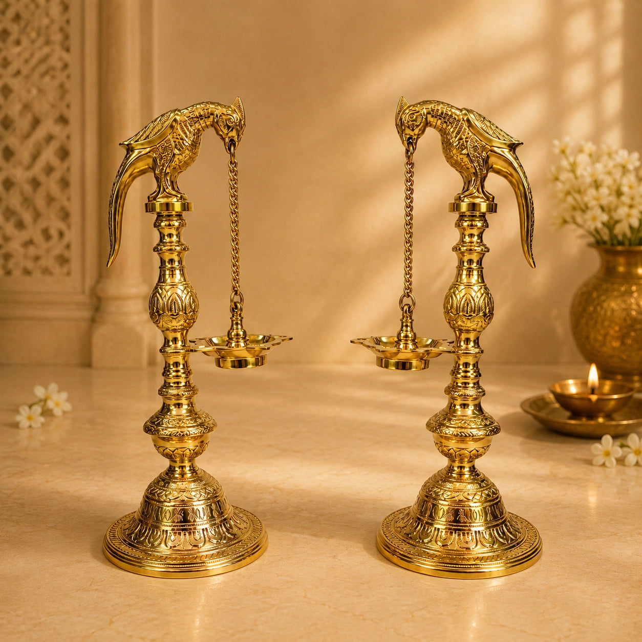 Parrot Vilakku set of 2