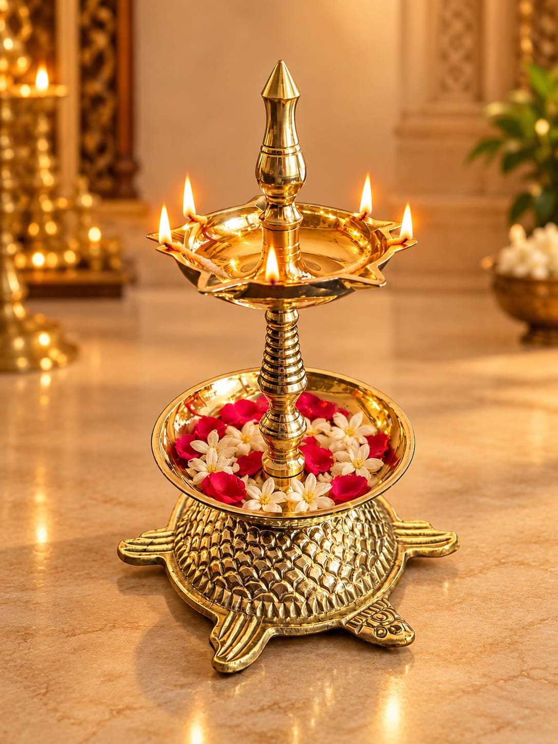 Kerala Fancy vilakku (Tortoise)