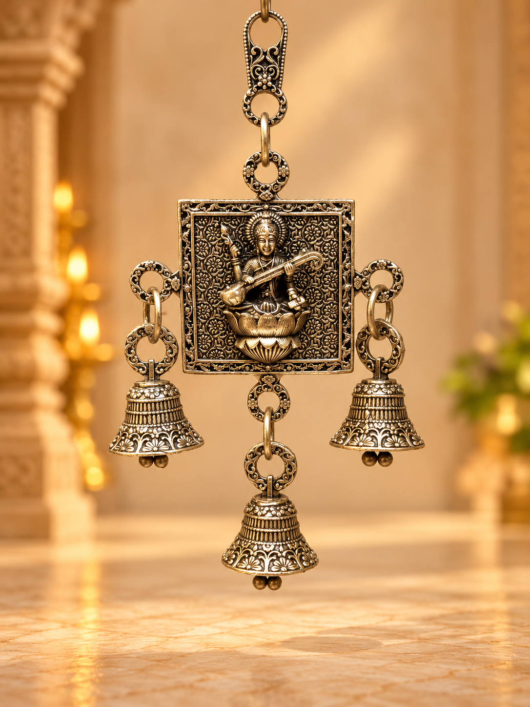 Hanging bells (saraswati)