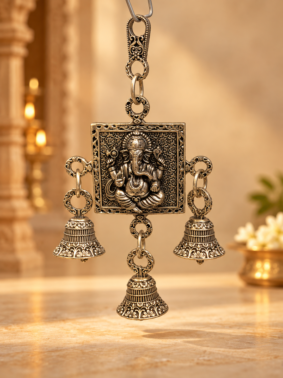 Hanging bells (Ganesha)