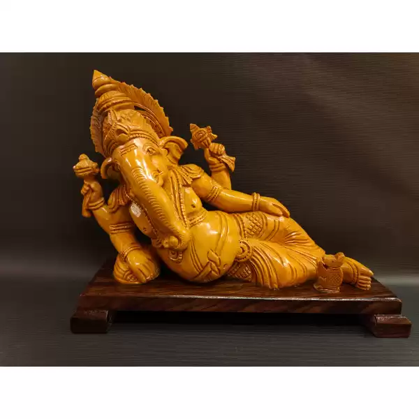 Wooden Ganapathi