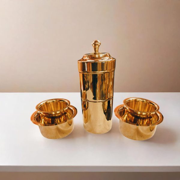 Brass Coffee Filter Set Of 2 - Image 2