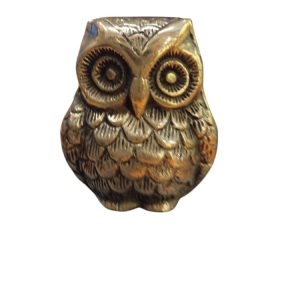 Brass Owl Statue (Lakshmi Vahan)