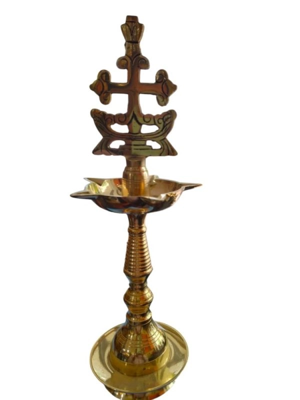 Cross Vilakku ( Kurishu Vilakku 5 wicks)